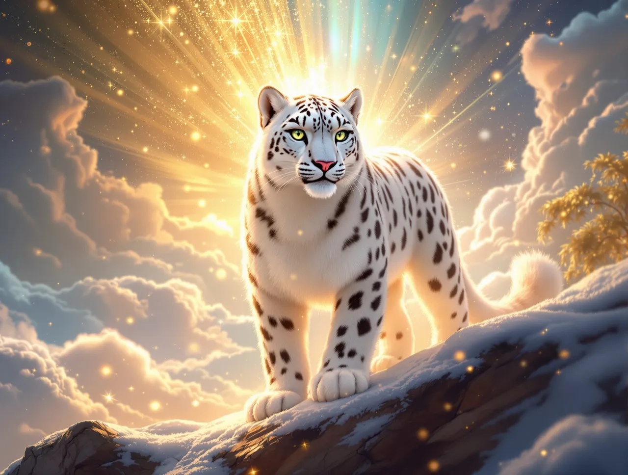 Vesperlume, a Lumen Snow Leopard