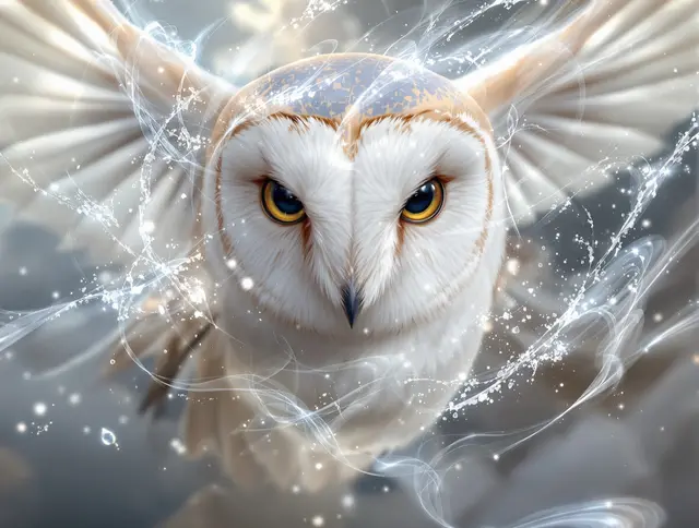 Gale Barn Owl card art