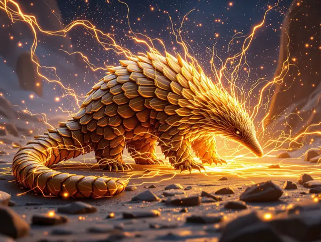 Stone Pangolin card art