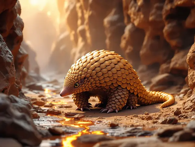 Stone Pangolin card art